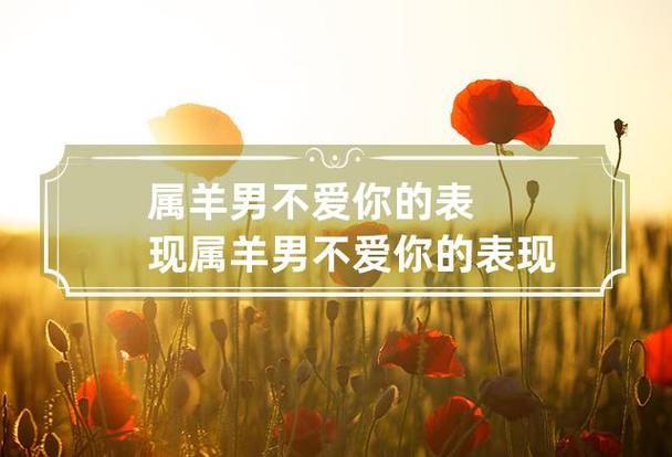 属羊男不喜欢的表现