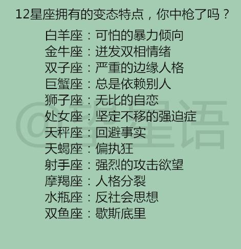 处女座的变态程度是由什么决定的