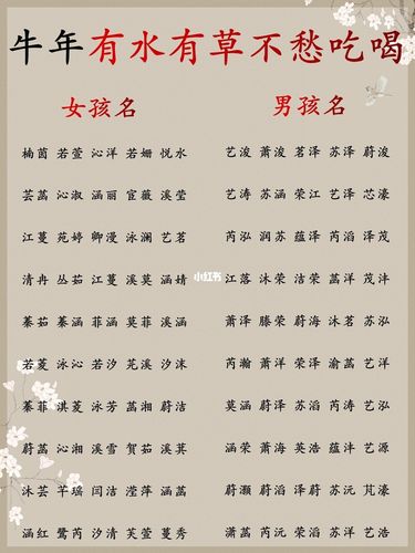 适合属金牛女宝宝的名字,温柔可爱女宝宝好名大全