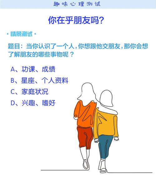 测你最在乎的朋友类型