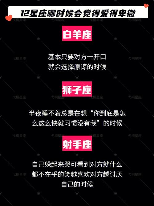 十二星座在什么时候下会自虐