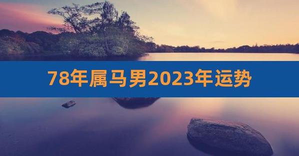 45岁1978年出生的属马男命2023年上半年运气如何