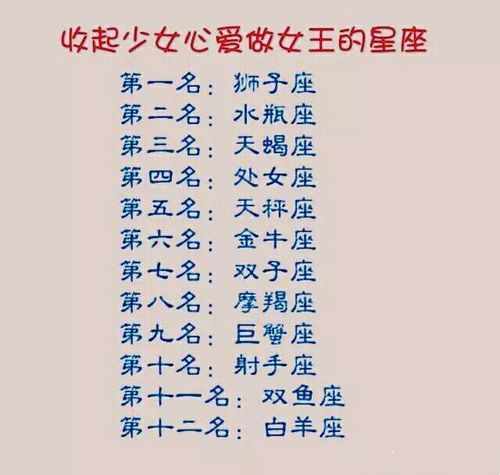 愿意去相亲的12星座女