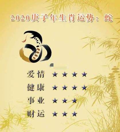 蛇年2020年十二个月的运势及运程