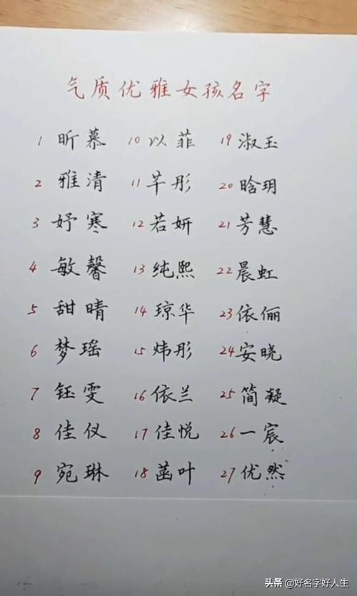 女婴取名2021 2021女婴漂亮名字宜用字