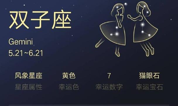 双子座的幸运数字是多少