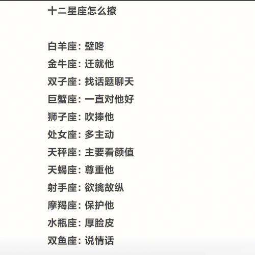 星座性格:十二星座女被摸敏感部位时的反应