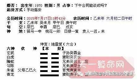六爻测签合同