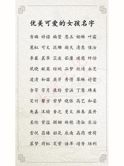 带怡字好听的女孩名字