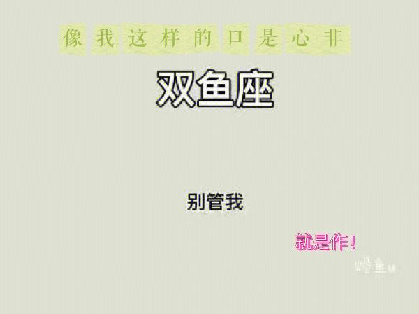 两个口是心非的星座