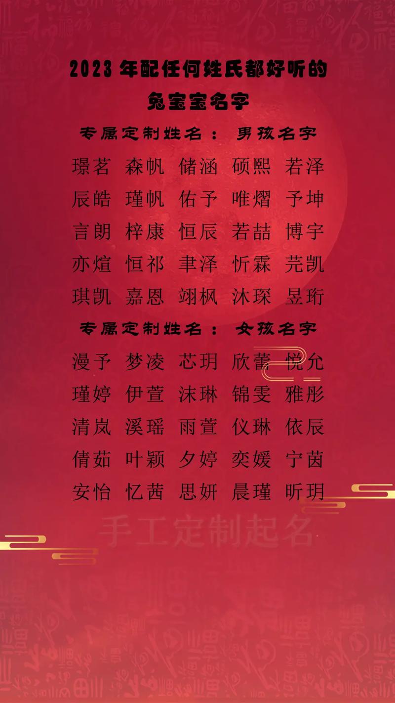 宝宝取名 2023新颖独特的宝宝名字