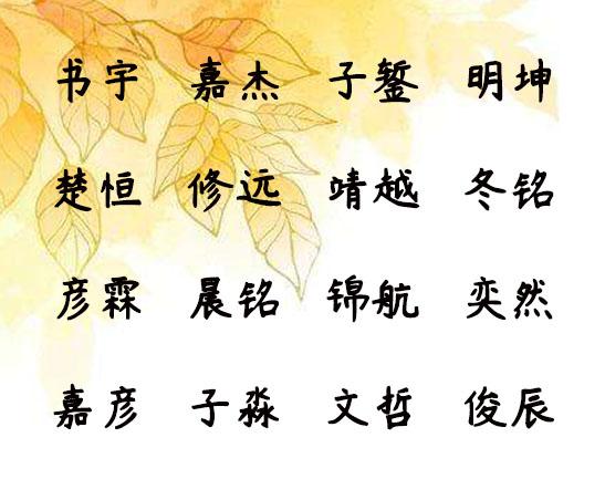 2020庚子鼠年惊蛰出生男宝宝缺火起名大全
