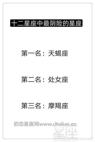 职场中最阴险的星座
