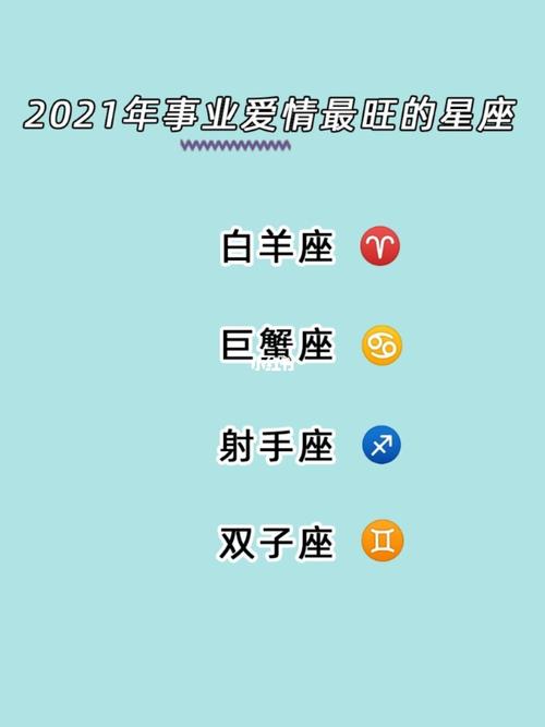 2021年爱情运最旺的星座