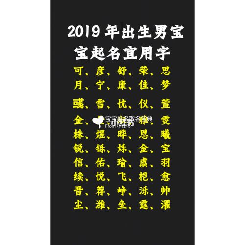 2019年猪年出生宝宝起名