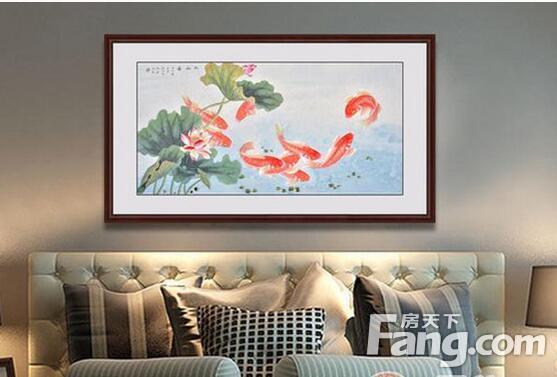 进门明财位挂什么图画好,财位挂什么画