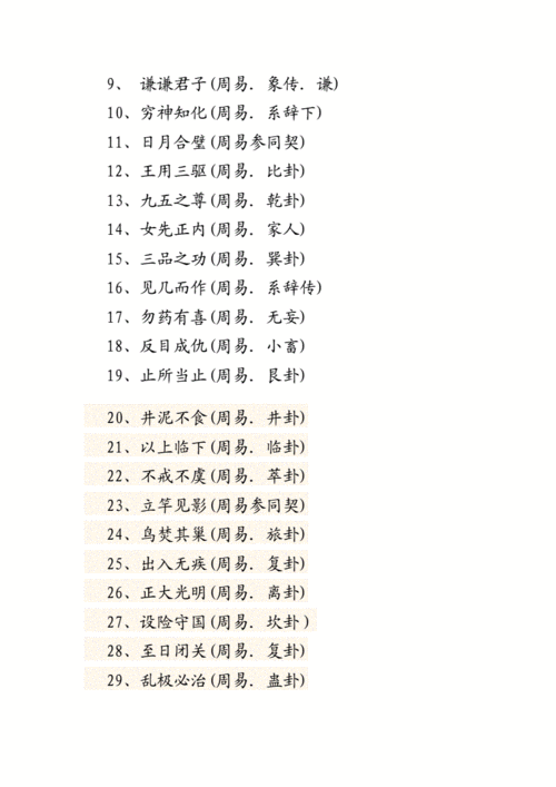 那些源于《周易》的成语