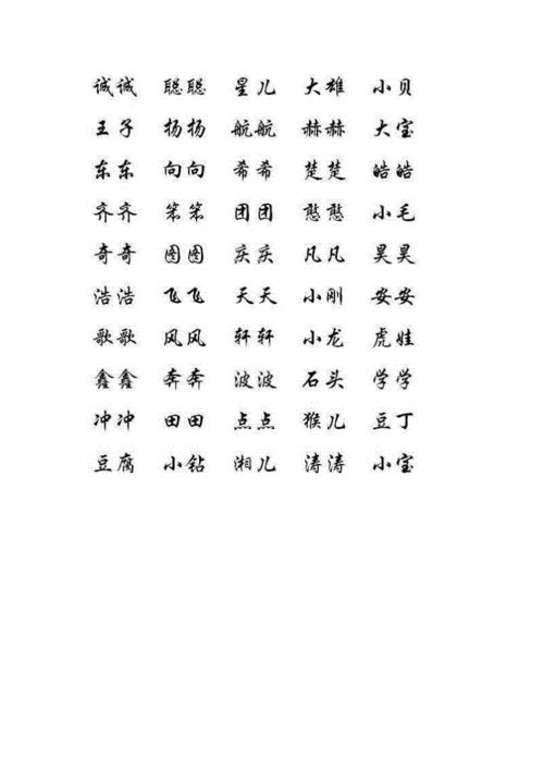 十月男孩小名洋气点的有哪些