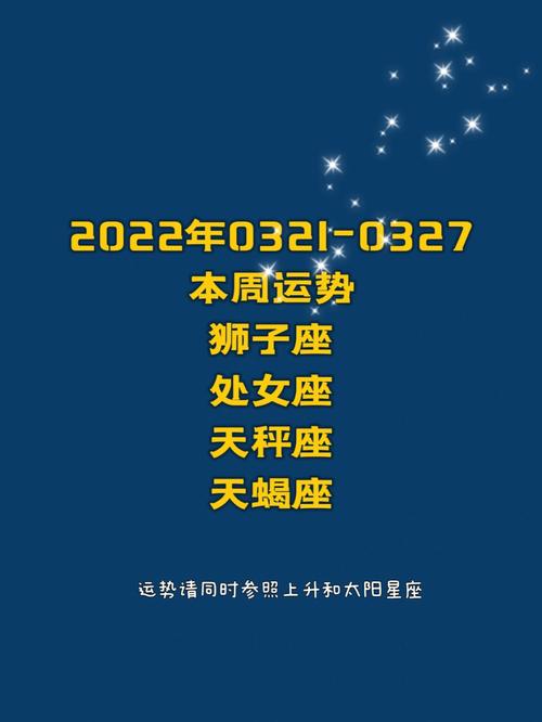 判答 本周运势0321~0327