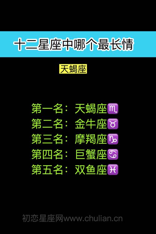 天蝎座是长情之人吗
