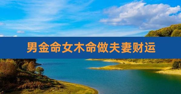 男木女金做夫妻可以吗