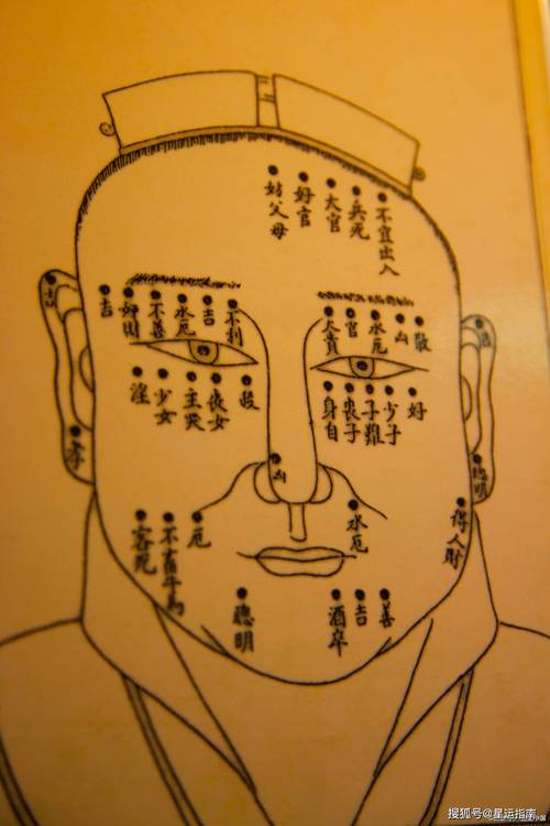 脸上痣图解 脸上痣图解男