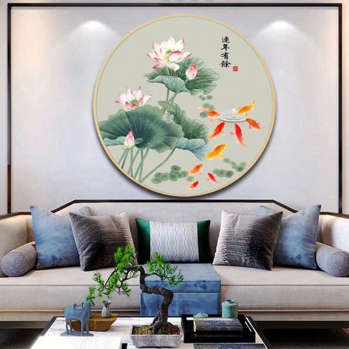 客厅里的风水画