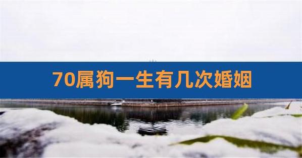 70年狗一生几次婚姻