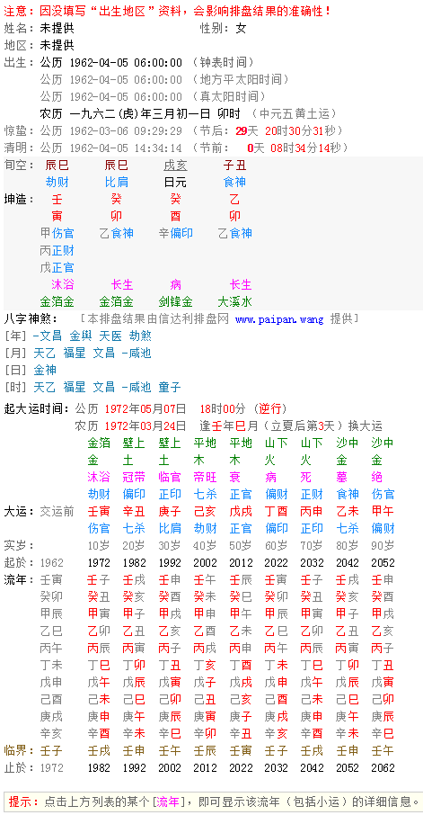 生辰八字中大运应该怎么排呢?