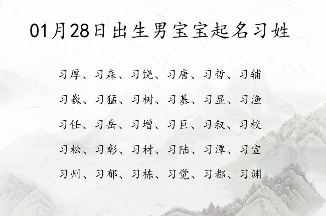 2021年1月14日出生男宝宝如何起名