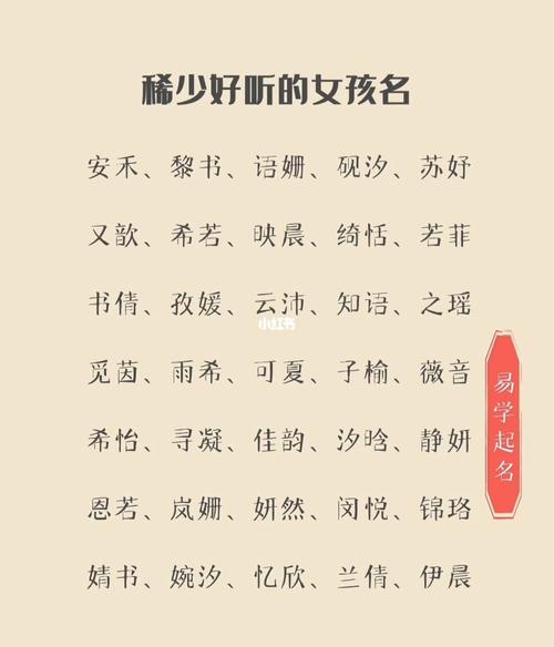 2021年出生的女孩叫啥名字好听