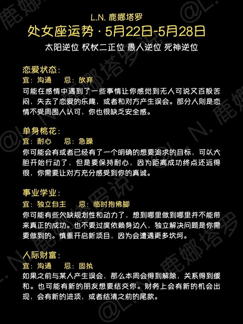12星座5月16日-5月22日一周健康运