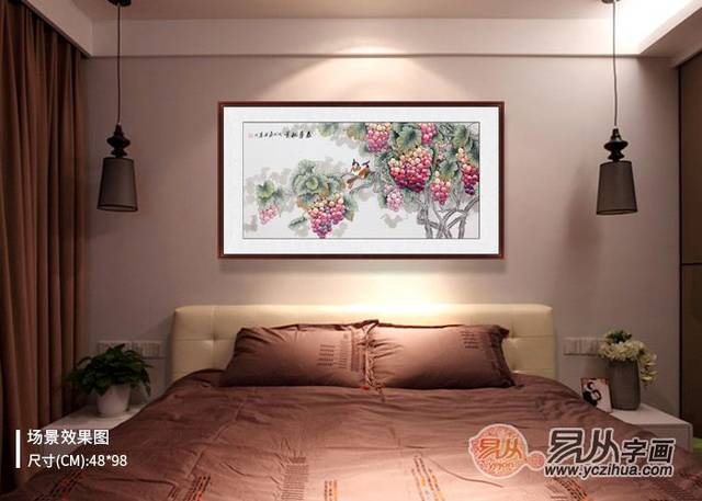 卧室挂什么画好风水学,夫妻卧室挂什么画好