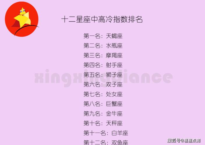 哪些星座女的很高冷