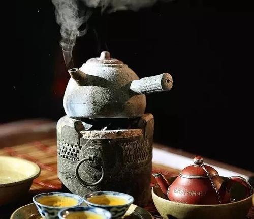 茶、喝茶、端茶、煮茶