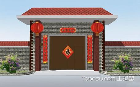 农村安装大门需要注意的风水事项
