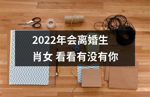 2022年会离婚的生肖女