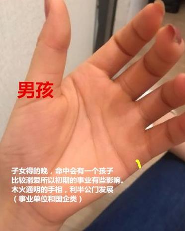 如何看手相算命有几个小孩