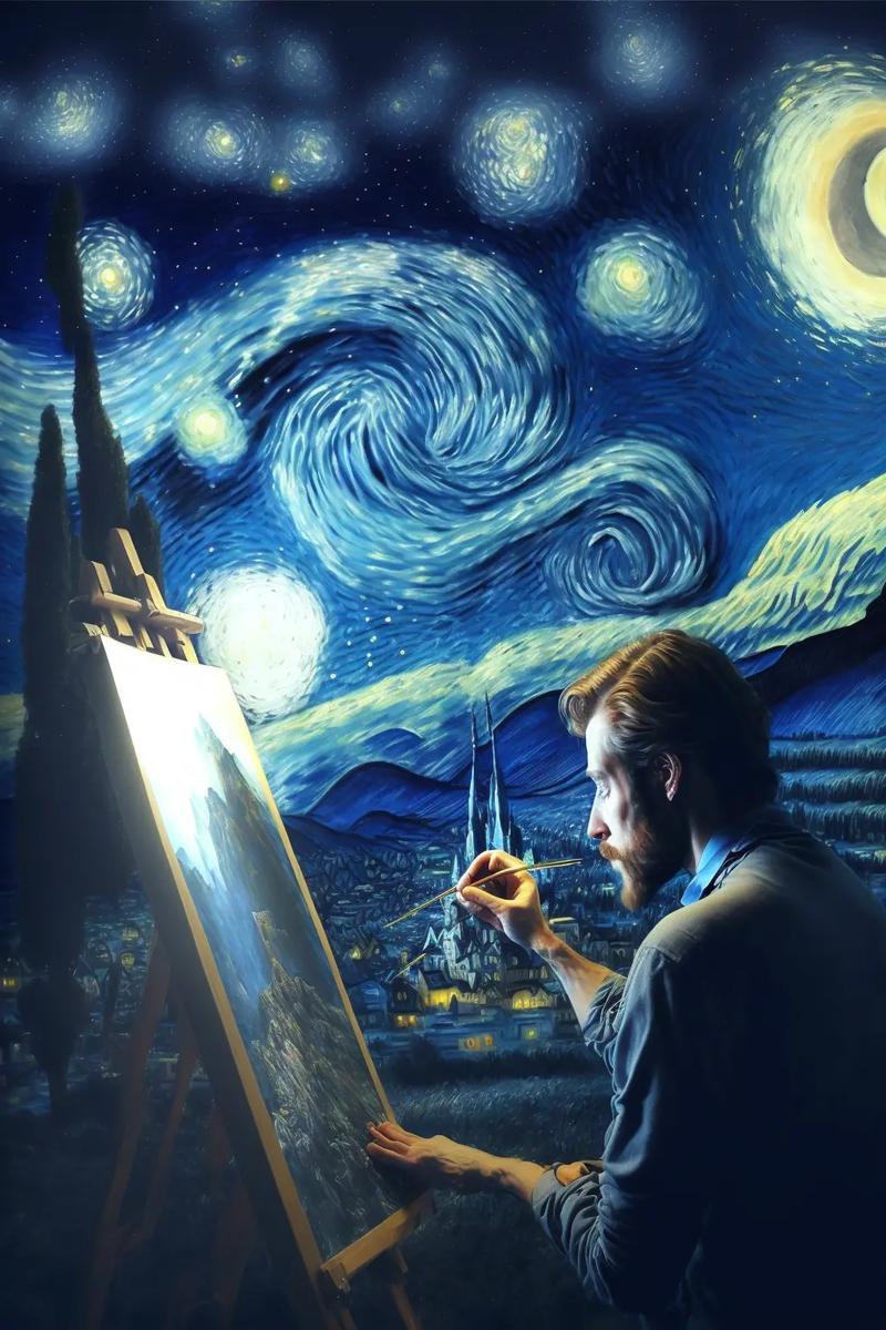 梦见作画