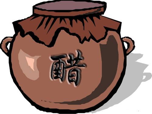 十二生肖吃起醋来的景象