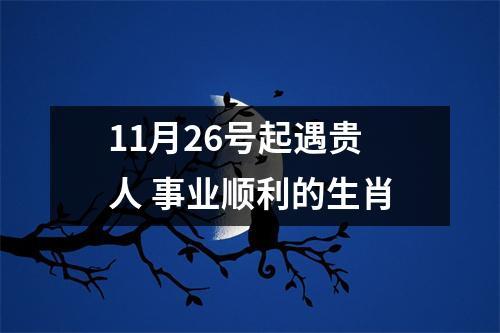 农历11月,能避开小人遇见贵人的生肖