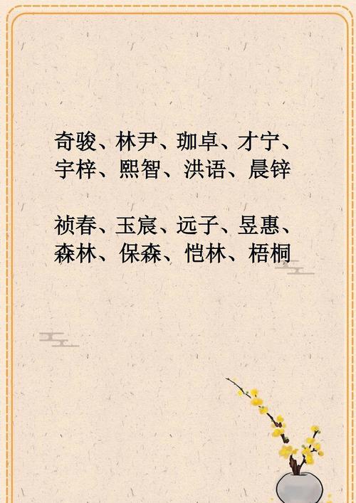带楠字的女宝宝名