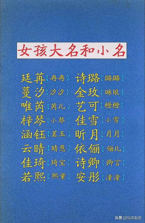 小孩起名大全女孩好听的