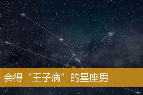 易患王子病的星座男