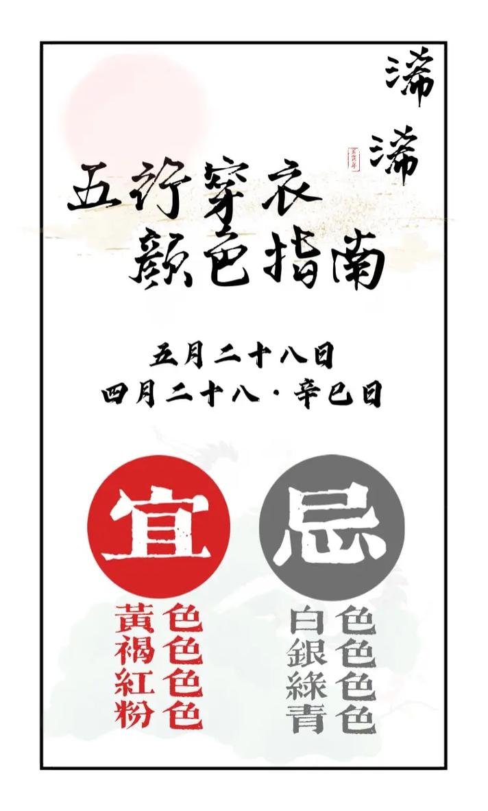 每天五行穿衣 2022年4月8日五行属什么 幸运颜色