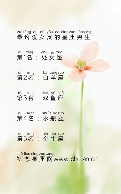 星座男疼爱的星座女