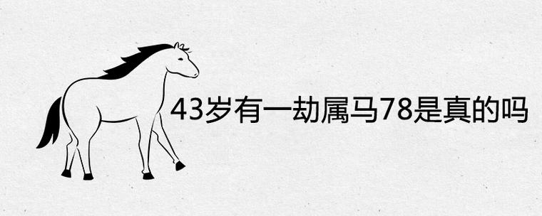 43岁有一劫属马78