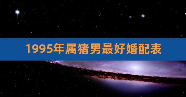 属猪男配什么属相最好?属猪男一生婚姻好不好?