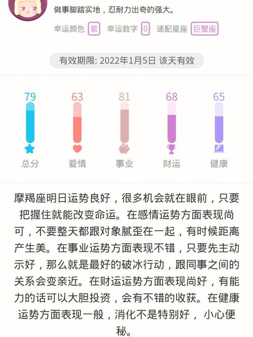 星座明天运势查询