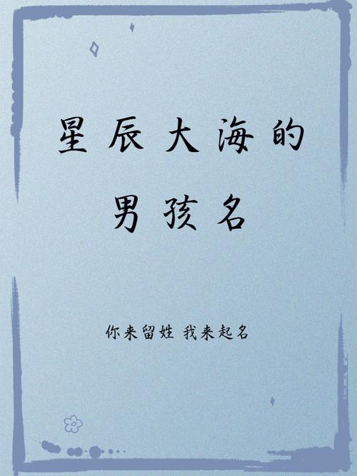含稚字的男孩名字